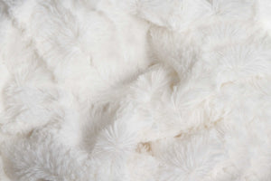 50" x 70" x 2" Vanilla, Faux Fur - Throw