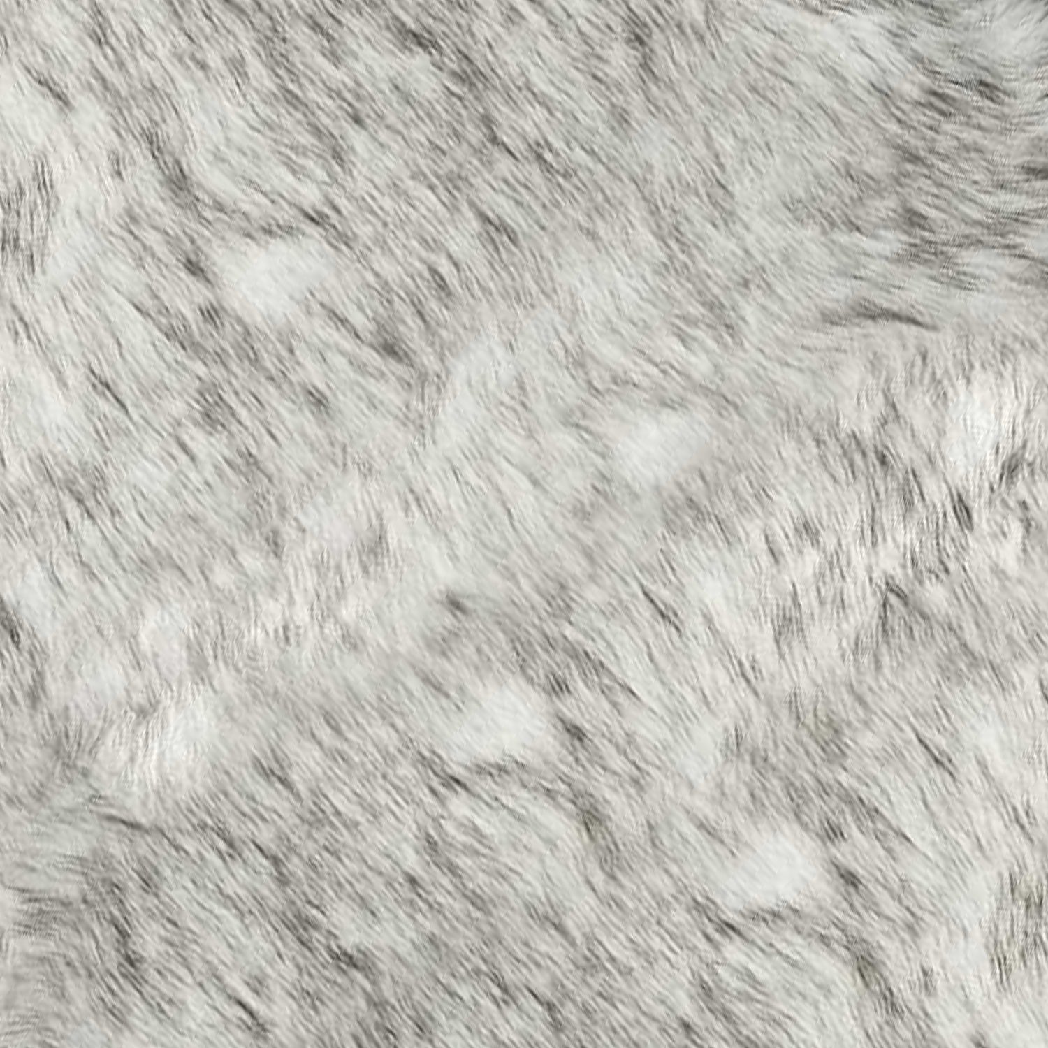 24" x 72" x 1.5" Grey, Faux Sheepskin - Rug