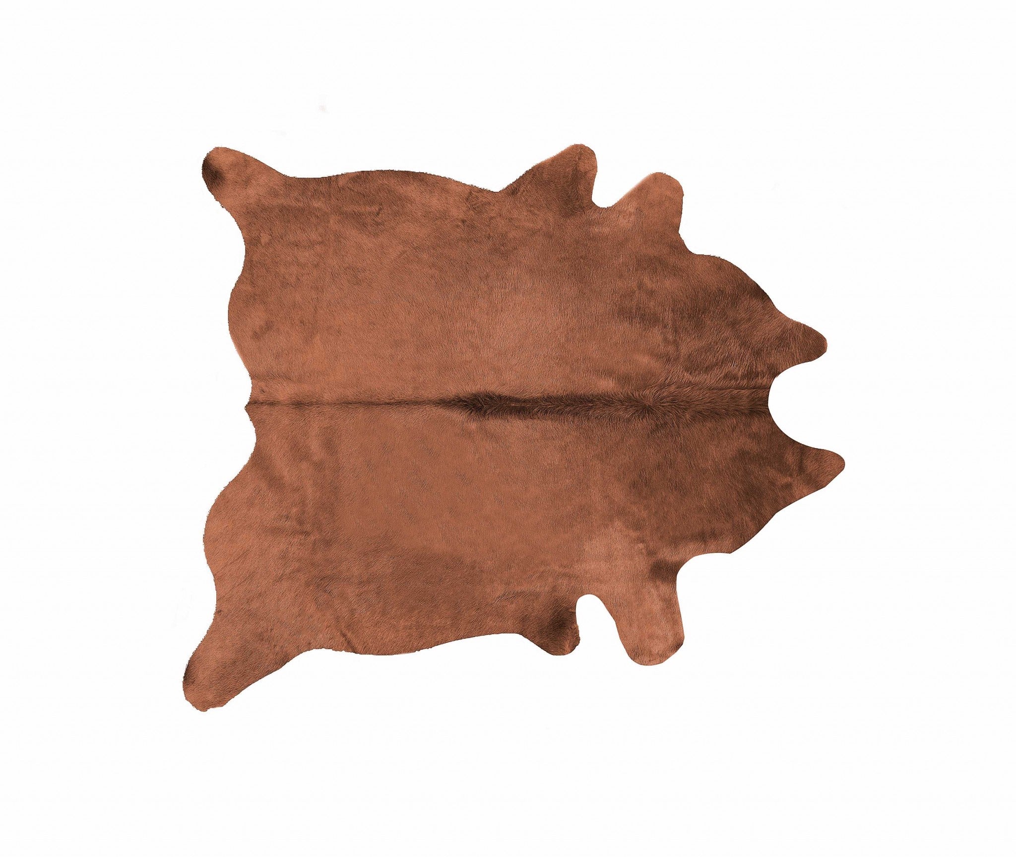 72" x 84" Brown Cowhide  Rug