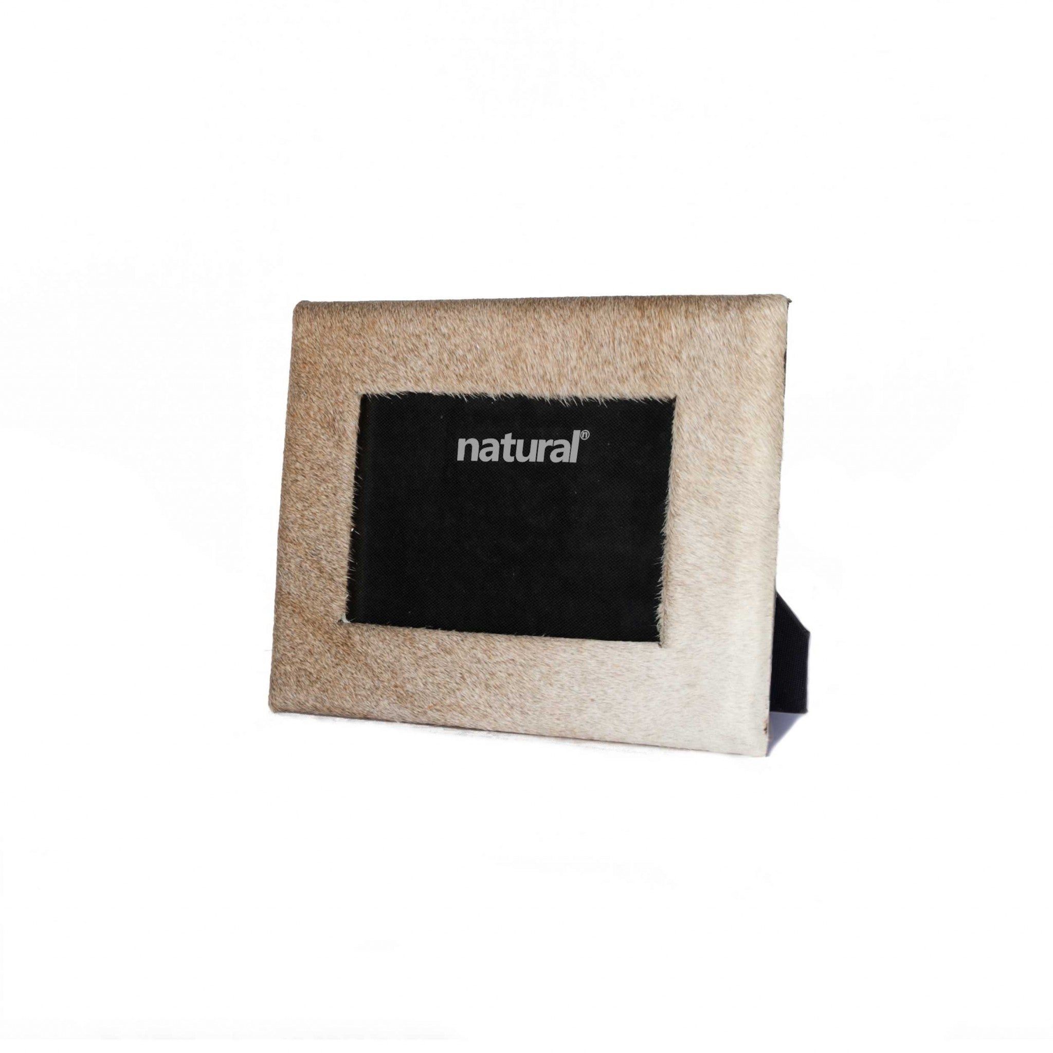 7" x 9" Natural, Cowhide - 4" x 6" Picture Frame