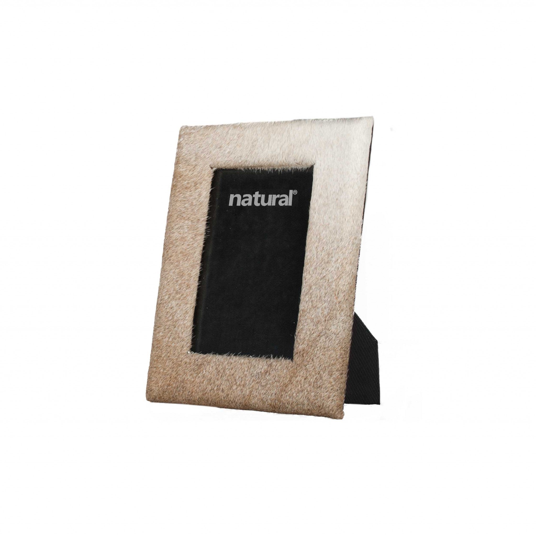 8" x 10" Natural, Cowhide - 5" x 7" Picture Frame