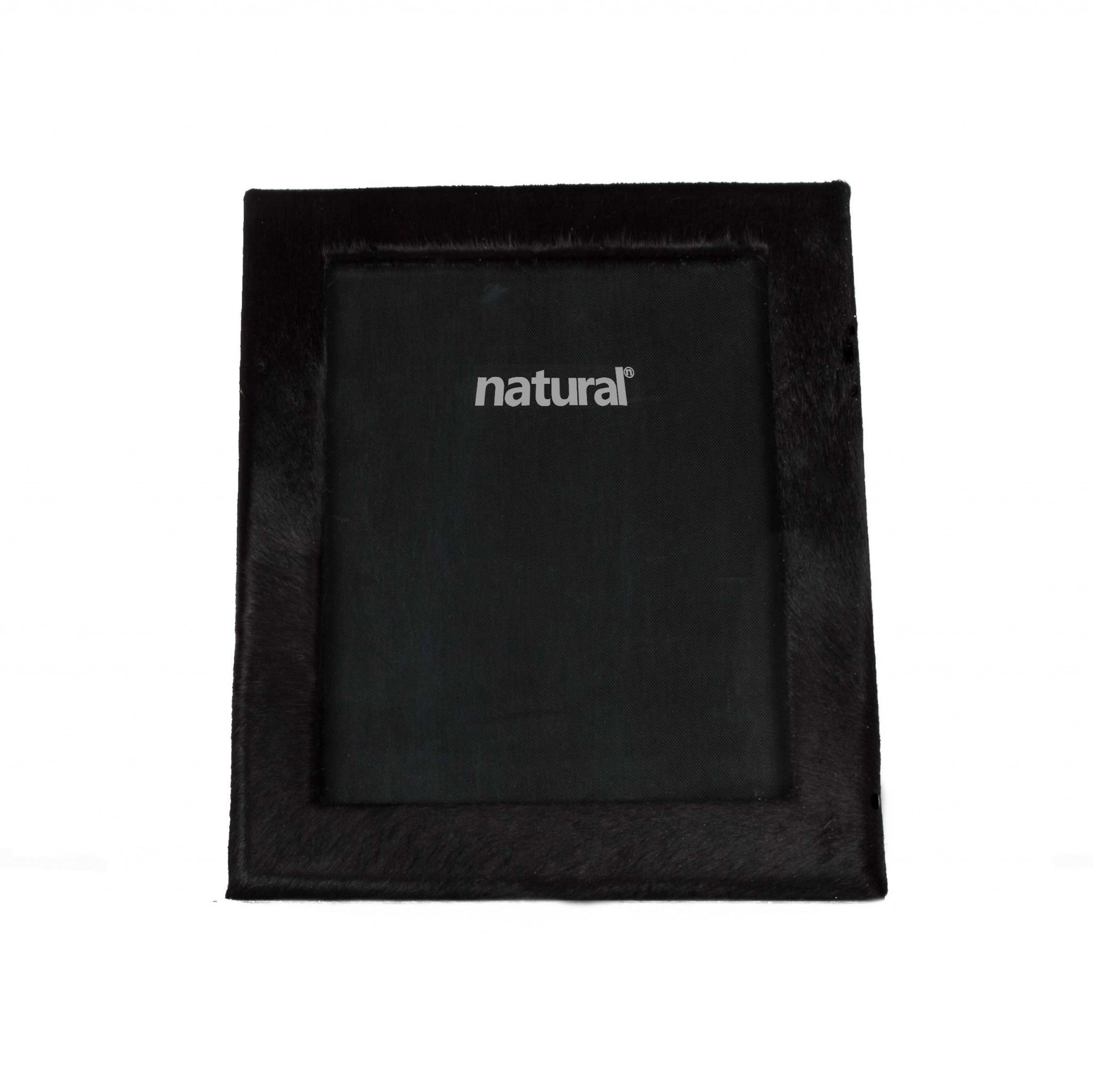 11" x 13" Black, Cowhide - 8" x 10" Picture Frame