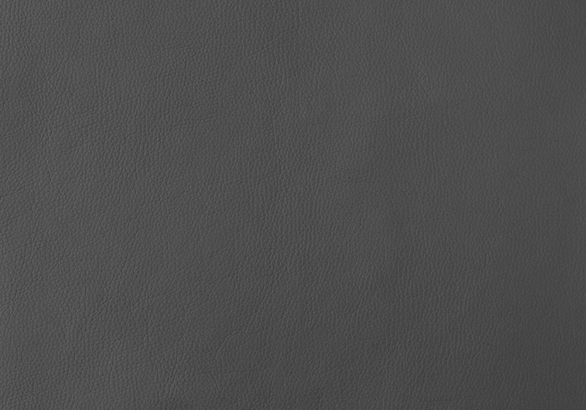 47" x 37" x 63" Grey Foam Metal Polyurethane Leather Look  Dining Chairs 2pcs