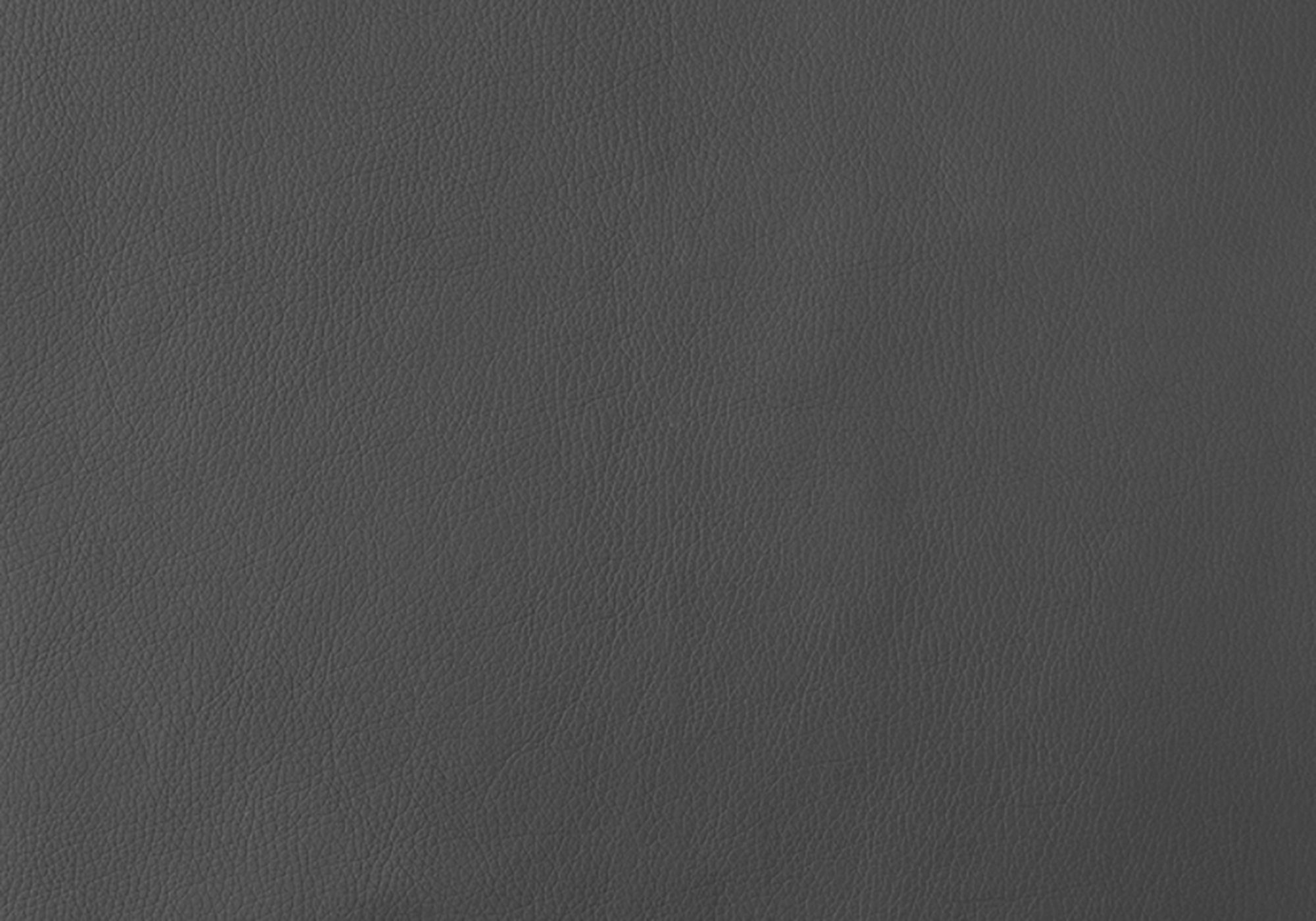 40.5" x 34.5" x 77.5" Grey Black Foam Metal Leather Look  Dining Chairs 2pcs