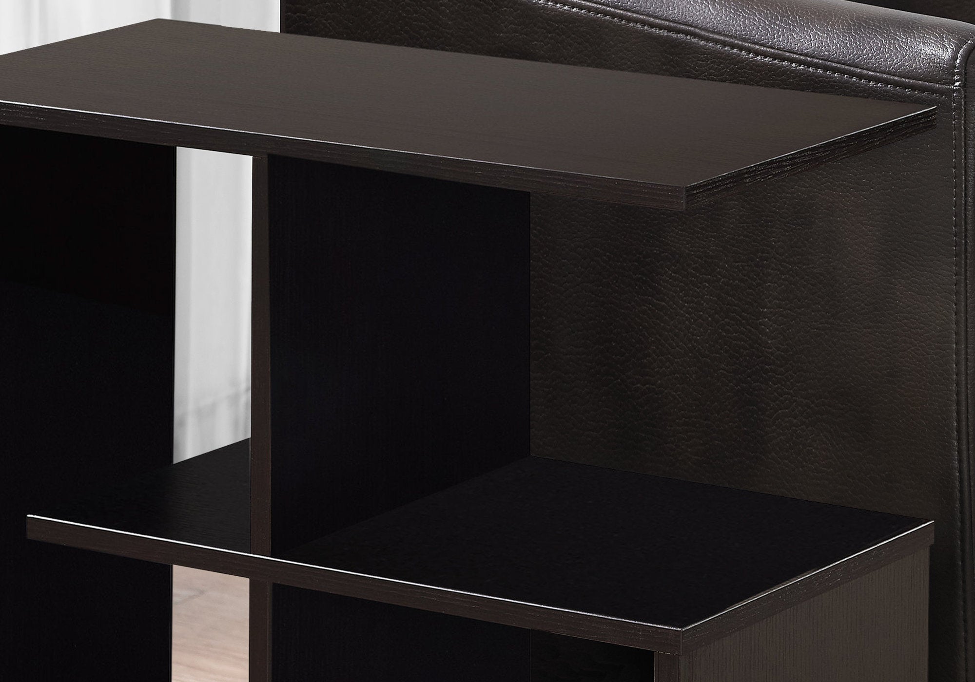 11.5" x 23.5" x 24" Cappuccino Particle Board Laminate  Barstool set of 2