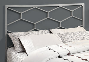 1" x 59.75" x 47" Silver Queen or Full size  Headboard FootBoard