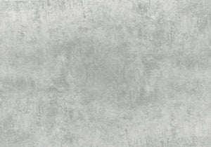 60" Grey Cement Particle Board and Clear Tempered Glass Bookcase