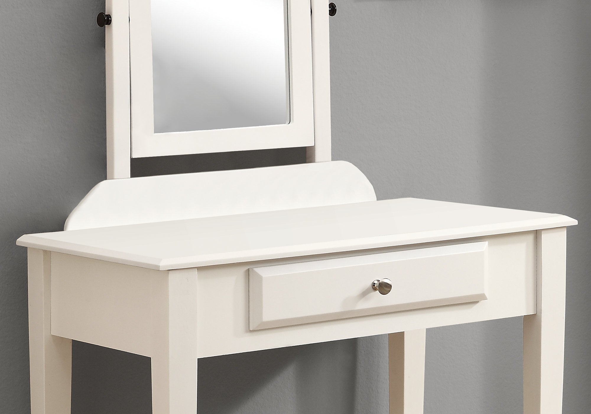 30.5" x 46.75" x 68" White  Black  Particle Board  Foam  Vanity Set 2pcs