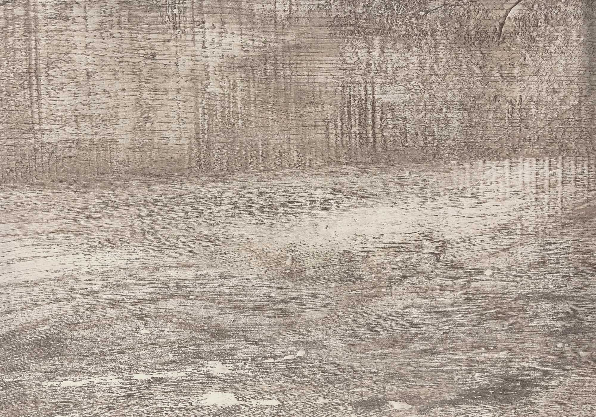 12" x 18.25" x 22.25" Taupe Finish and Black Metal Accent Table