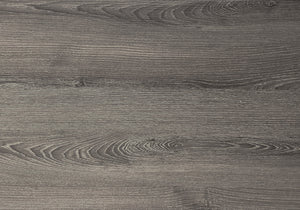 23.75" x 60" x 30.25" Dark Taupe Silver Particle Board Hollow Core Metal  Computer Desk With A Hollow Core