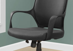 26" x 25" x 96" Black  Foam  Polypropylene  Microfiber  High Back Office Chair