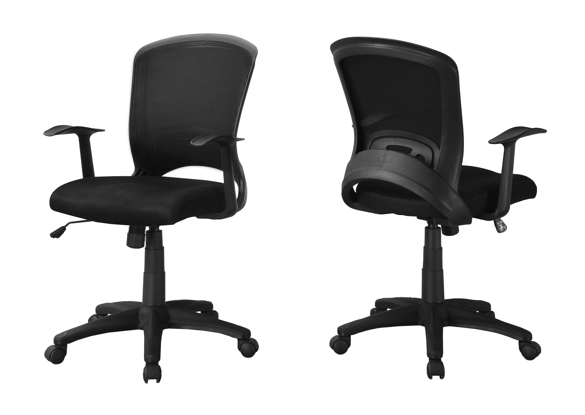 35.5" Foam  MDF  Polypropylene  and Metal Multi Position Office Chair