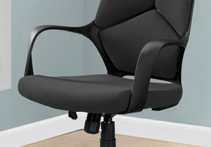 24.5" x 25" x 95.5" Black Foam Metal Nylon  High Back Office Chair