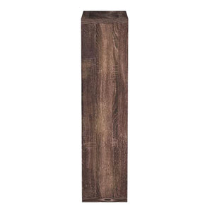 11.75" x 23.75" x 47.5" Brown Particle Board Adjustable Shelves  Bookshelf