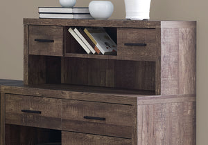 44.75" Reclaimed Wood Particle Board  Laminate and MDF Computer Desk