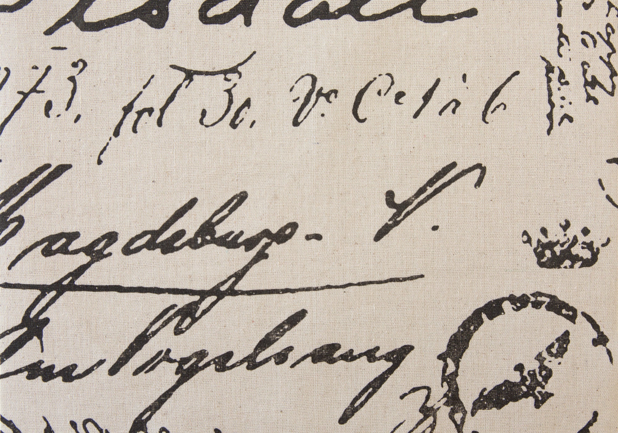 42" x 51" x 51.5" Beige and Black Cotton Linen Foam and Solid Wood Accent - Chair Set of 2