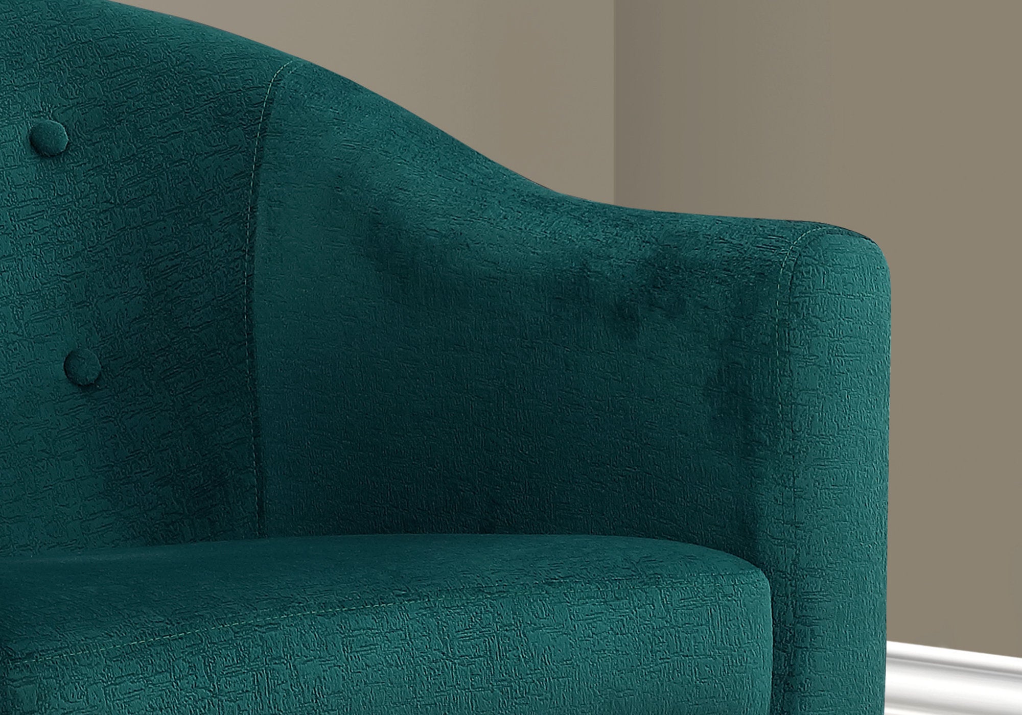 Emerald Green Mosaic Velvet Accent Chair