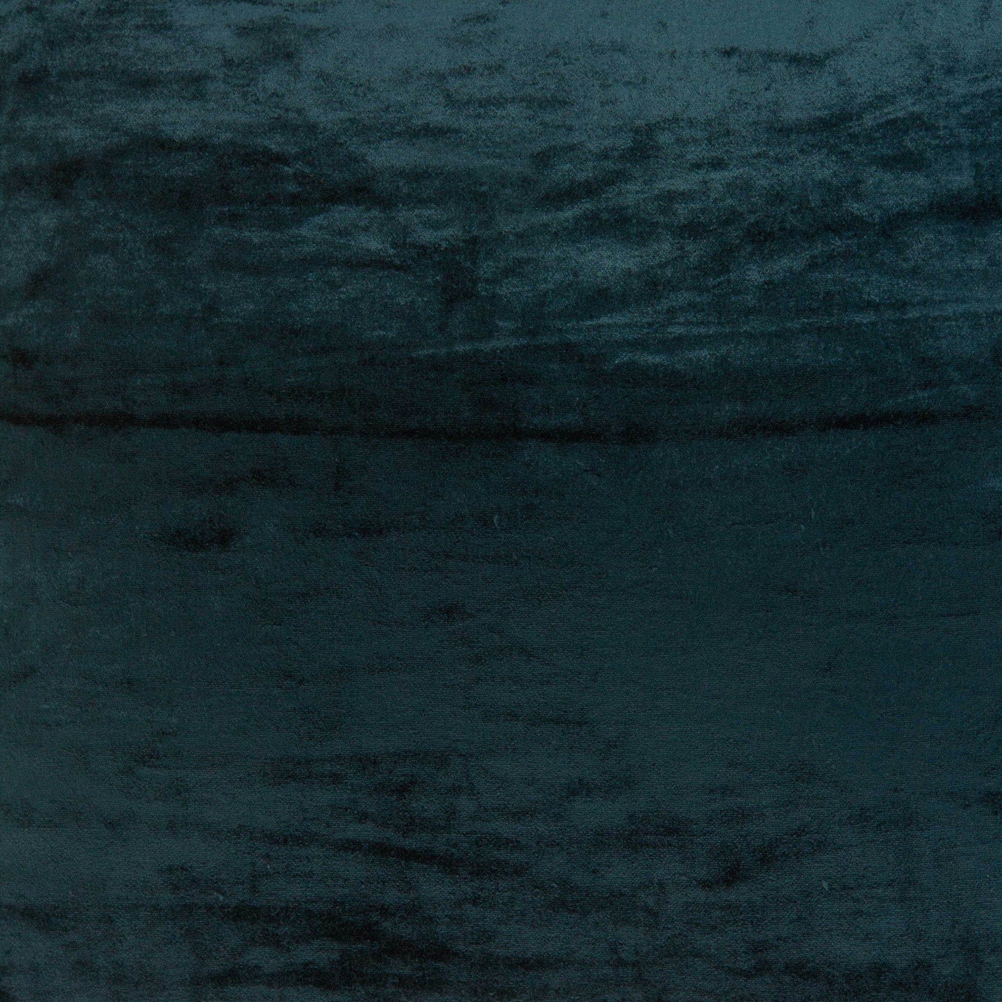 18" x 0.5" x 18" Transitional Dark Blue Solid Pillow Cover