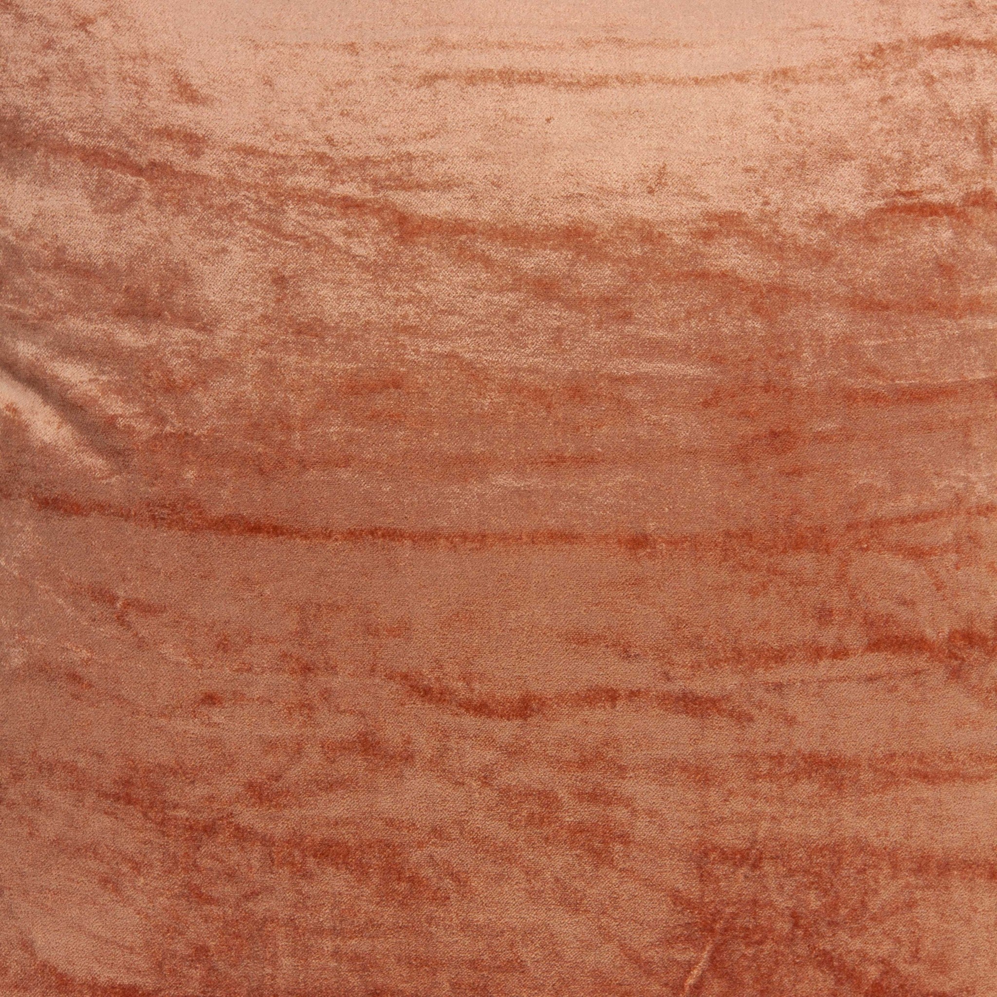 18" x 0.5" x 18" Transitional Orange Solid Pillow Cover