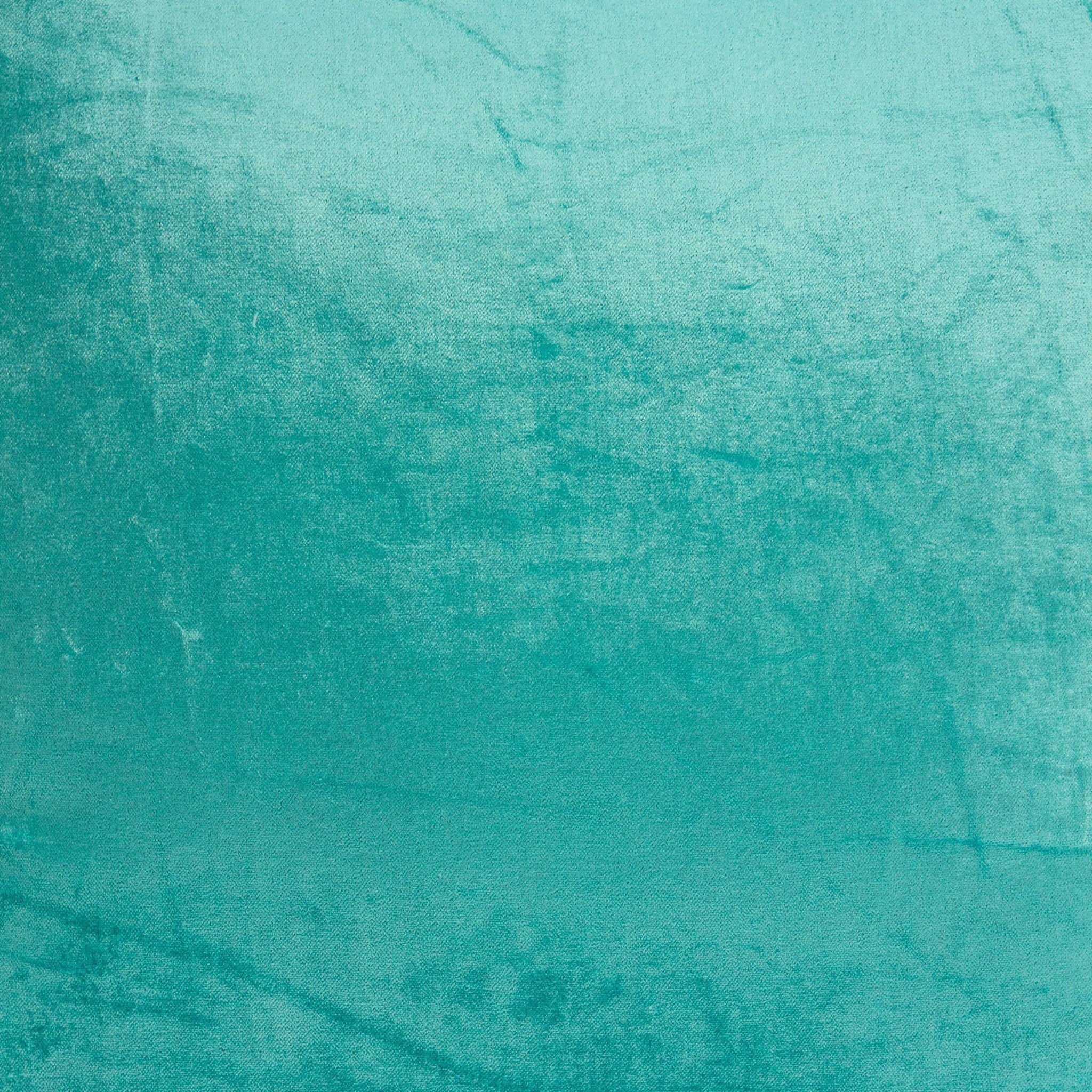 20" x 0.5" x 20" Transitional Aqua Solid Pillow Cover