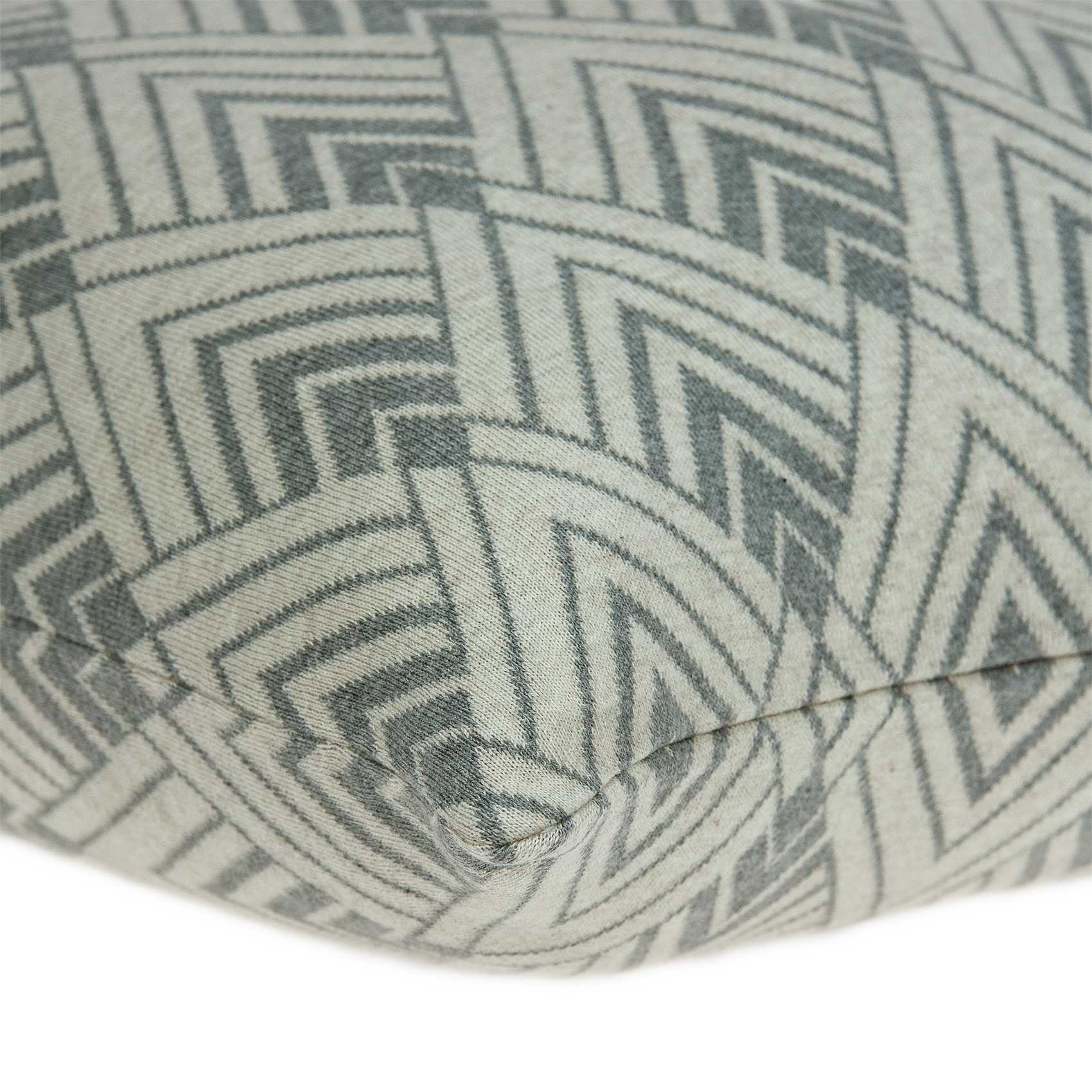 20" x 0.5" x 20" Stunning Transitional Tan Cotton Pillow Cover