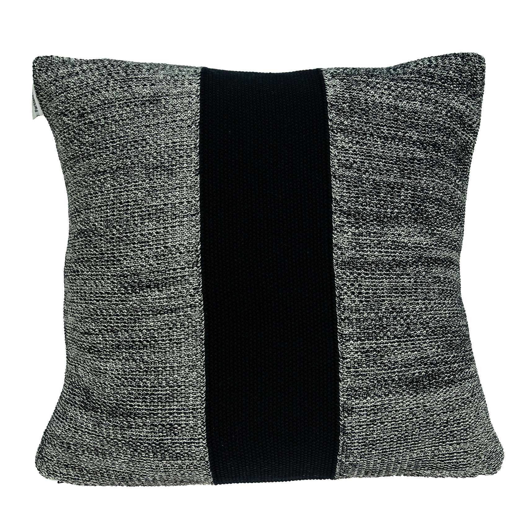 Square Nautical Gray and Black Anchor Pillow Cover