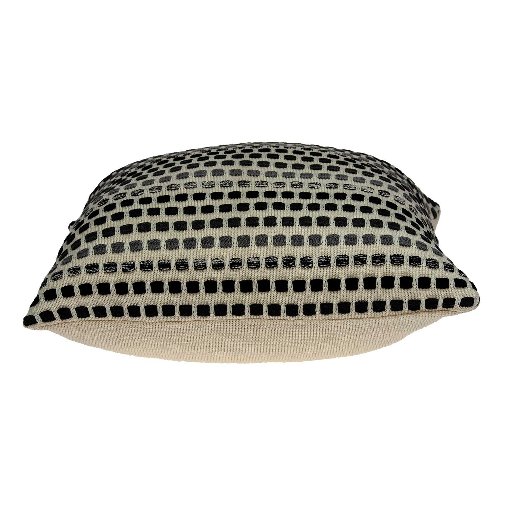 Modern Square Shades of Gray Accent Pillow Cover