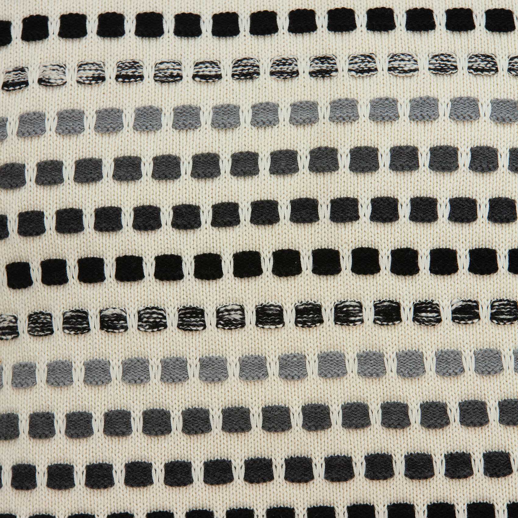 Modern Square Shades of Gray Accent Pillow Cover