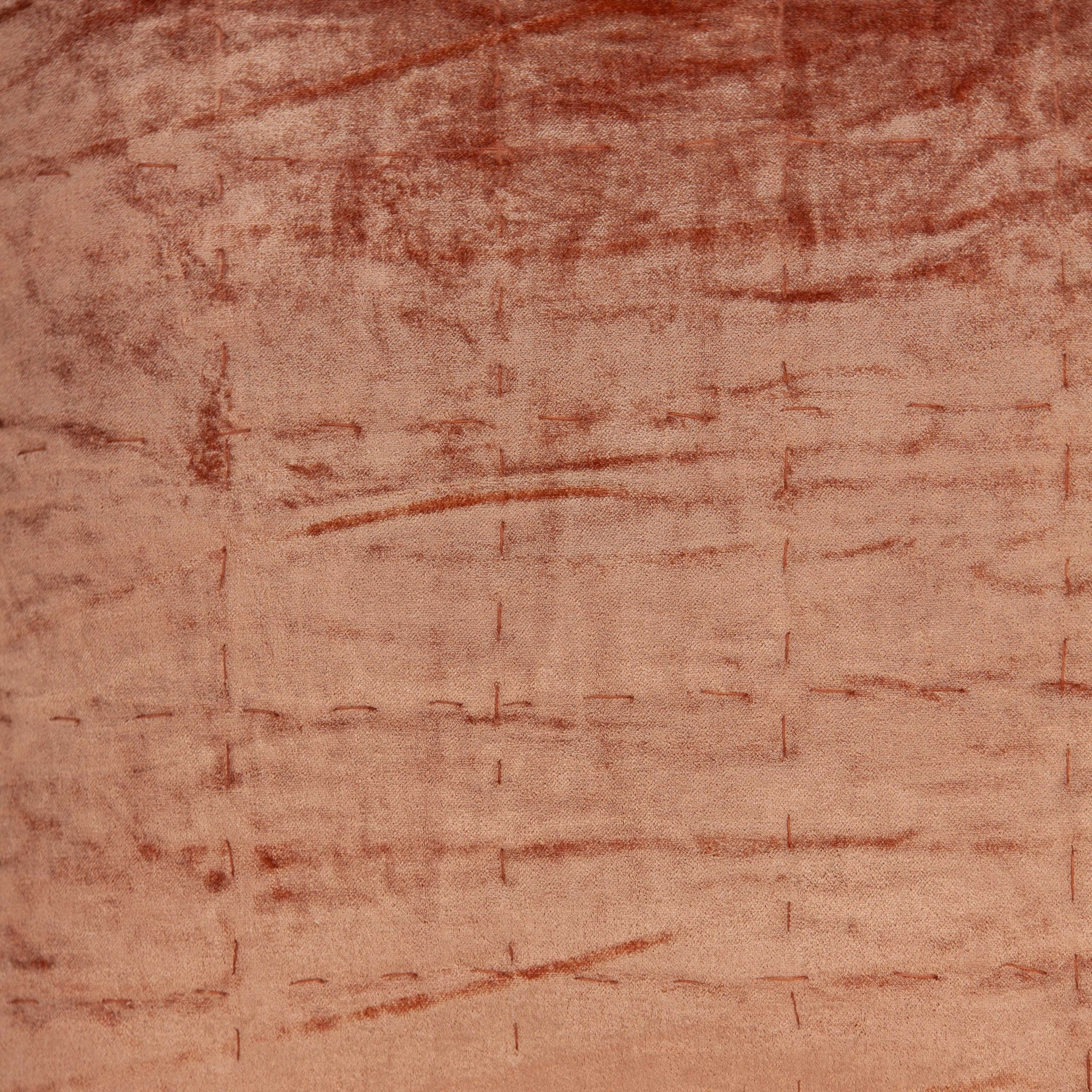 20" x 0.5" x 20" Transitional Orange Solid Quilted Pillow Cover