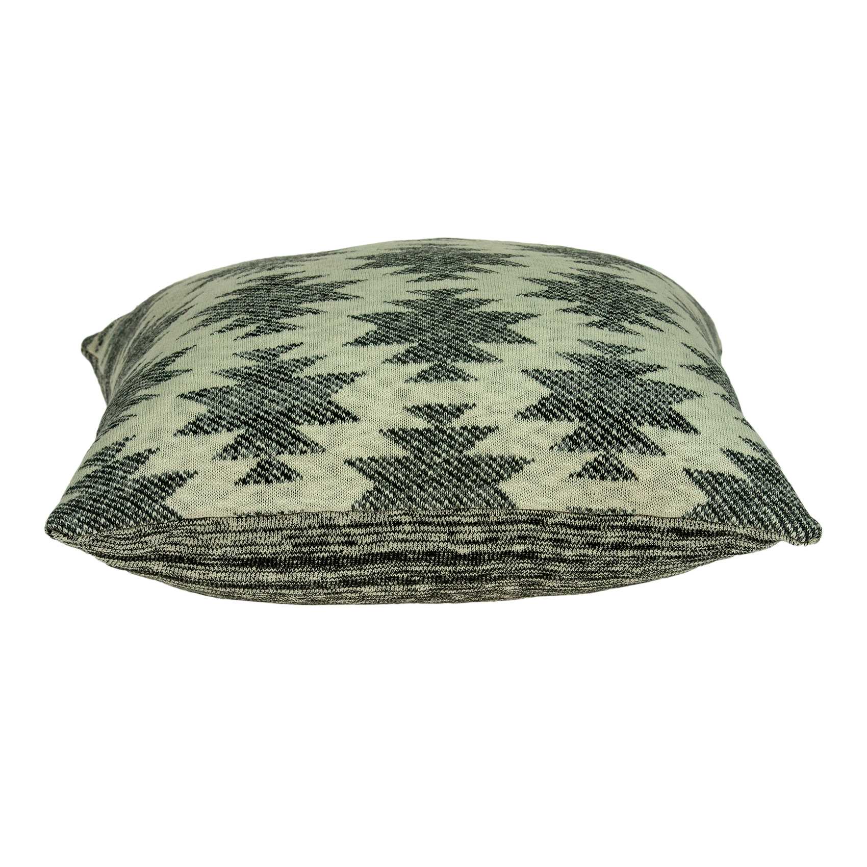 Square Southwest Cool Gray Accent Pillow Cover