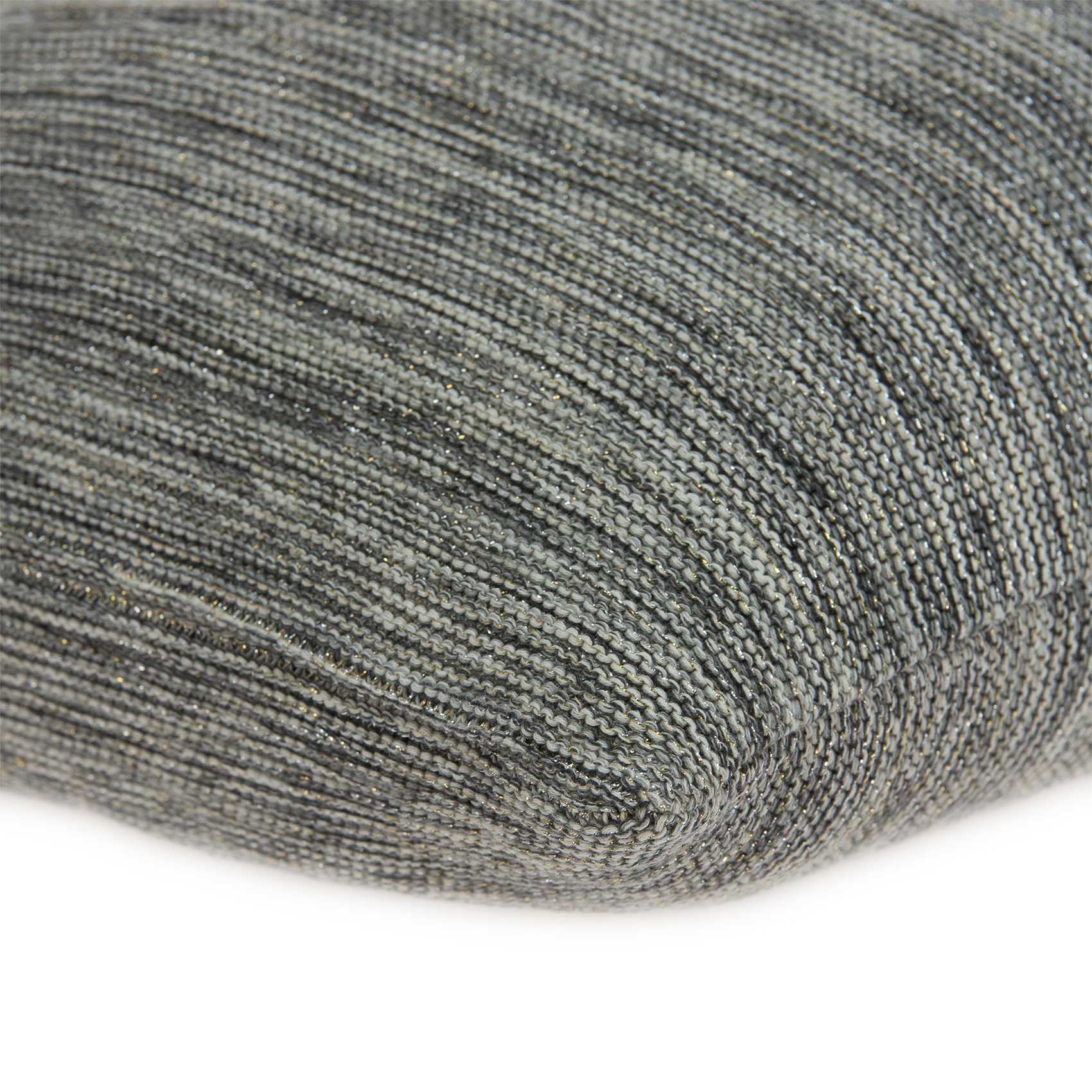 Casual Square Heather Gray Accent Pillow Cover