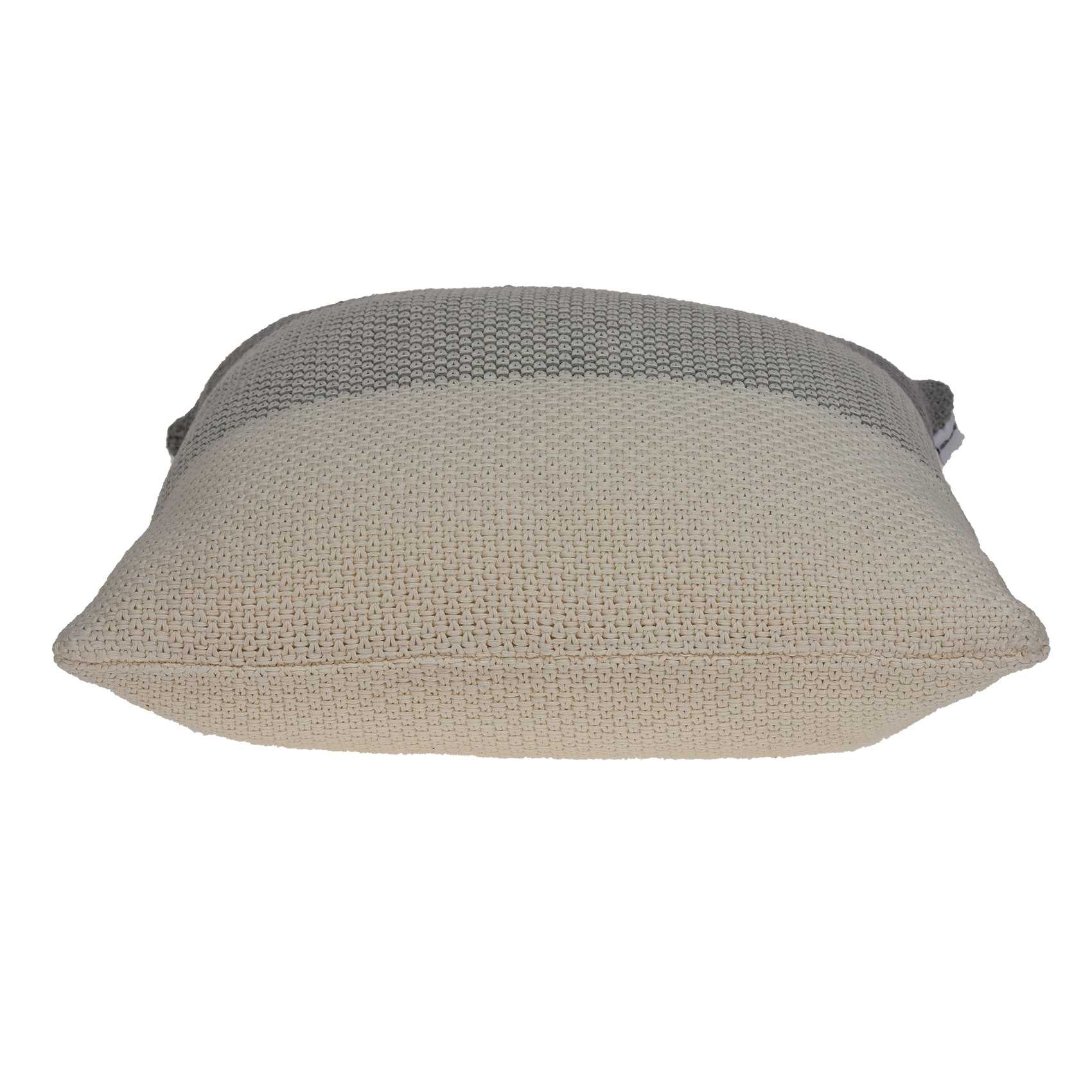 20" x 0.5" x 20" Modern Transitional Tan Pillow Cover