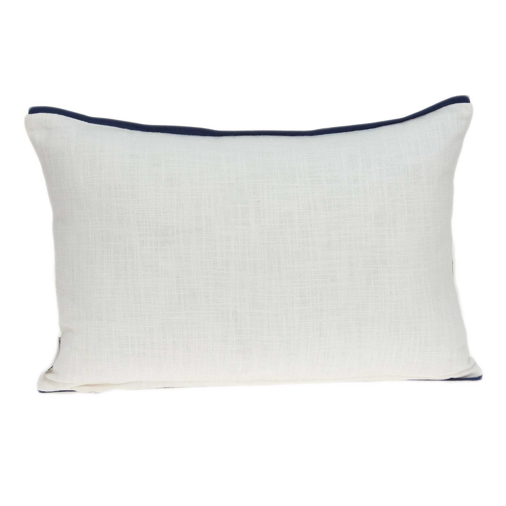 20" x 0.5" x 14" Tropical Green Cotton Pillow Cover