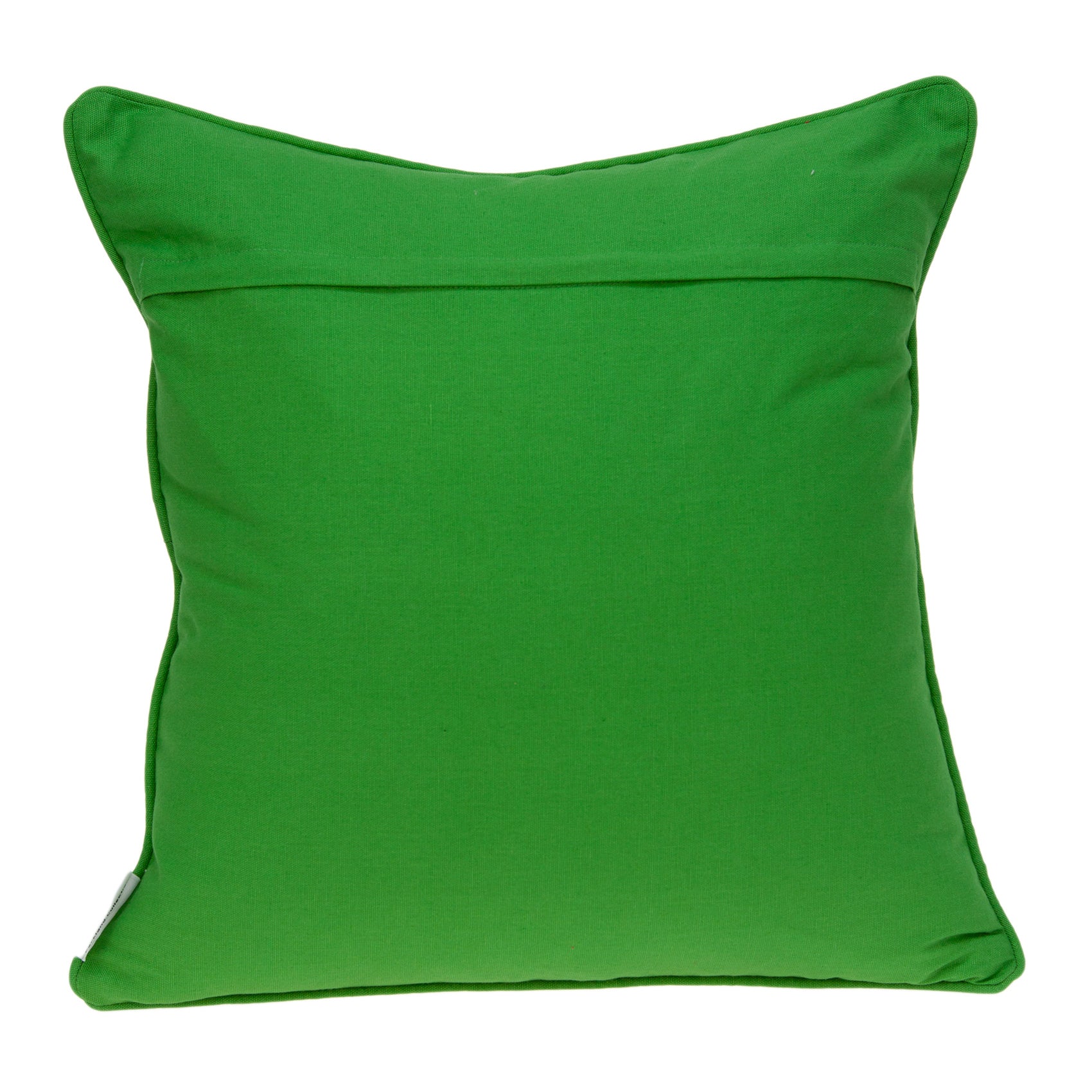 20" x 0.5" x 20" Transitional Green and White Accent Pillow Cover