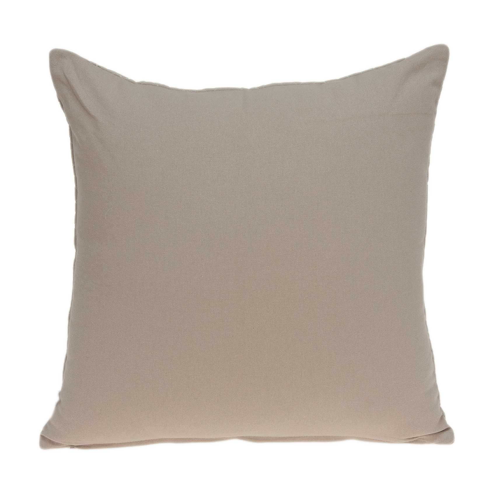 20" x 0.5" x 20" Beautiful Transitional Tan Pillow Cover