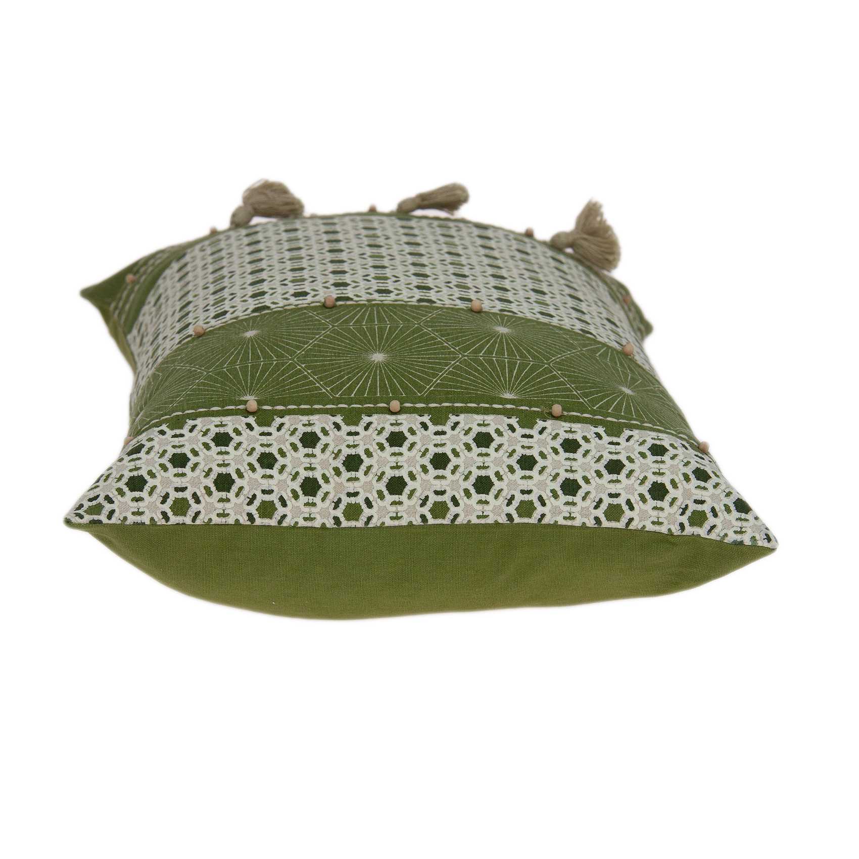 20" x 0.5" x 14" Tropical Green Pillow Cover