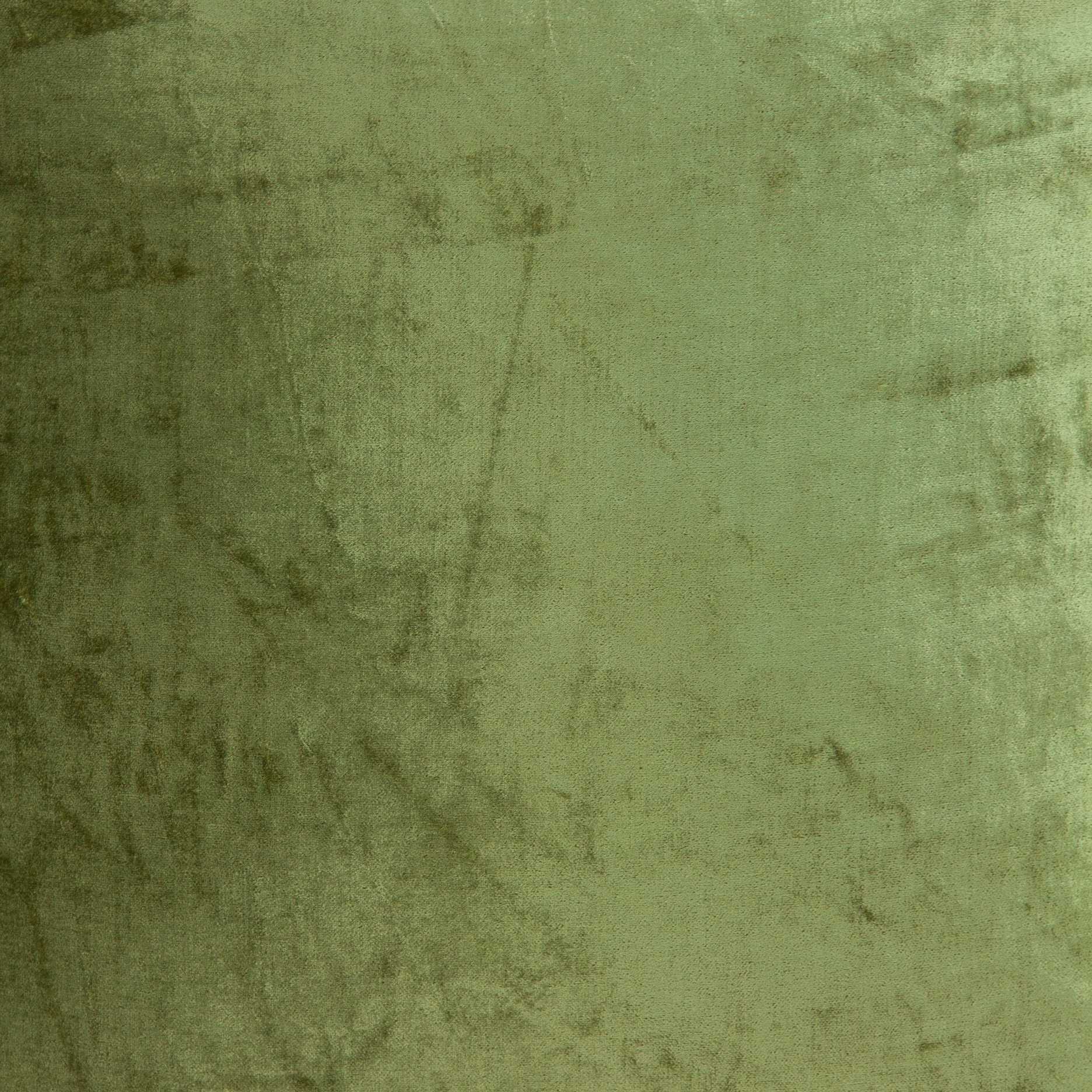 22" x 7" x 22" Transitional Olive Solid Pillow Cover With Poly Insert