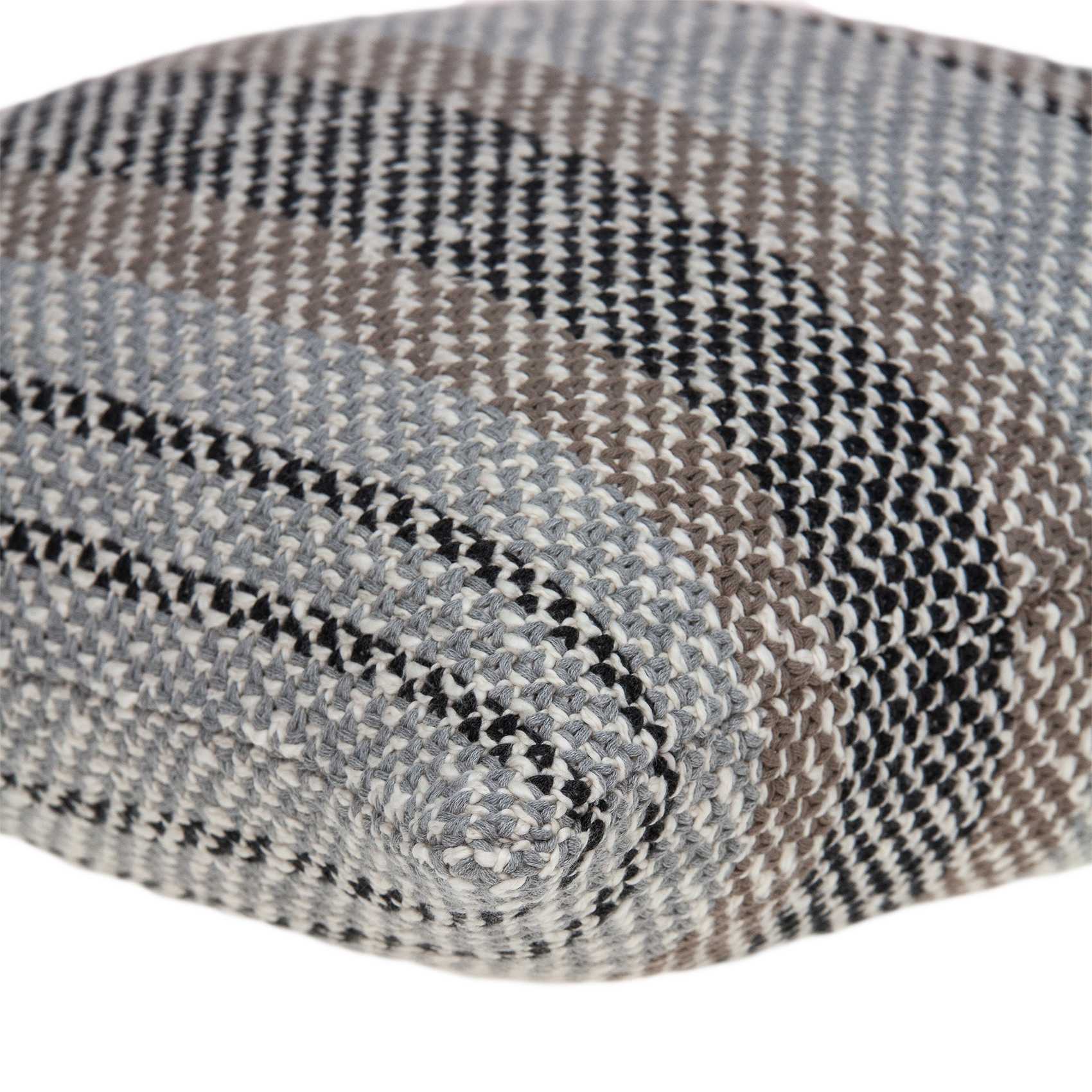 20" x 7" x 20" Elegant Transitional Tan Accent Pillow Cover With Poly Insert