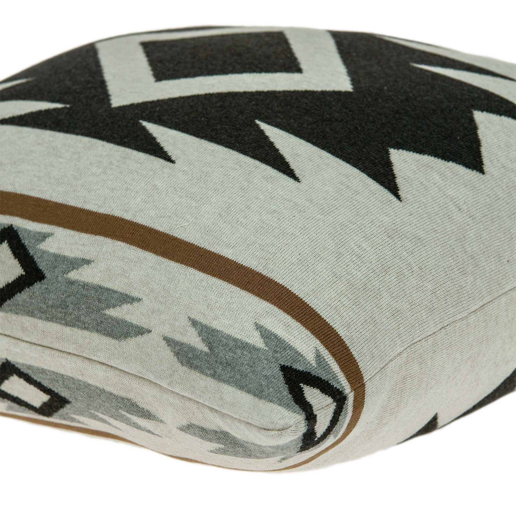 20" x 7" x 20" Southwest Tan Pillow Cover With Down Insert