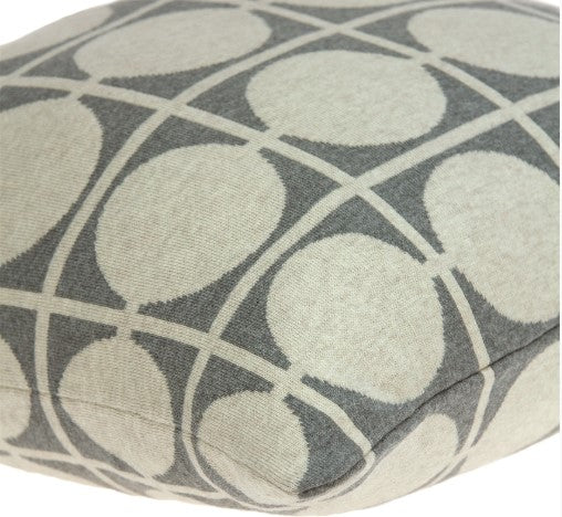 20" x 7" x 20" Clean Tan Accent Pillow Cover With Down Insert