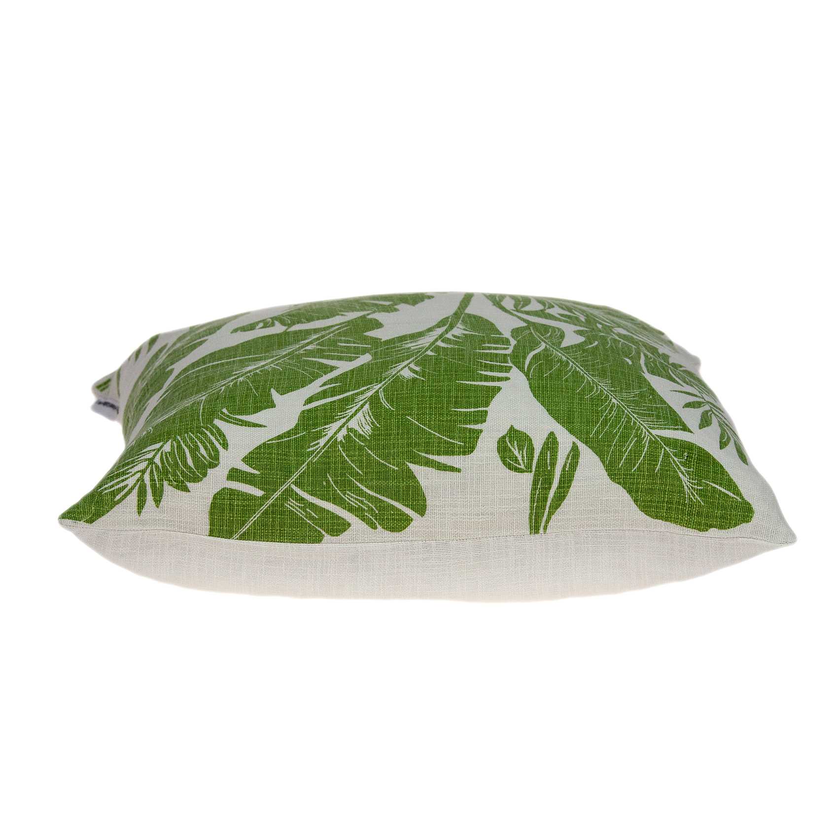 20" x 7" x 20" Tropical Green Pillow Cover With Down Insert