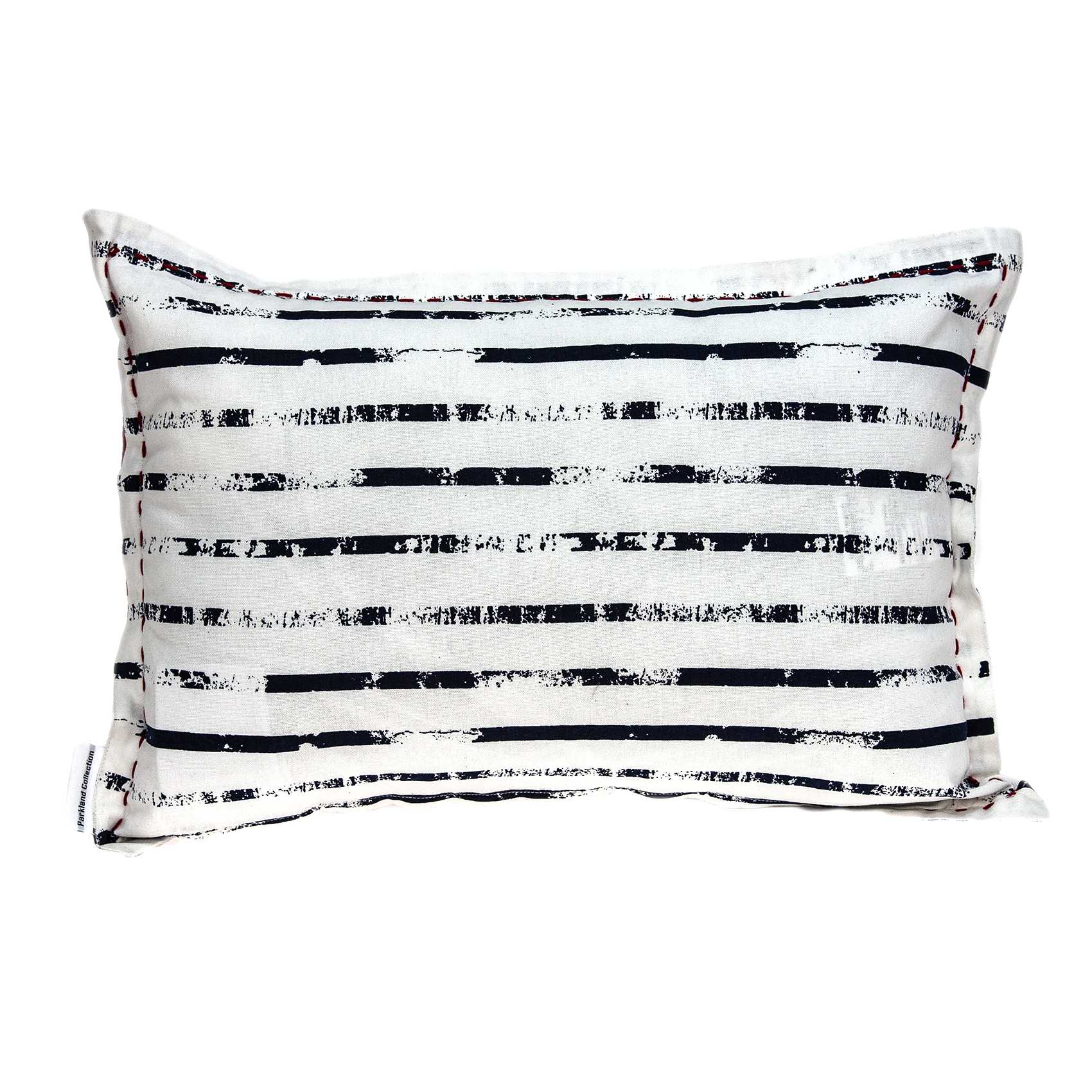 20" x 6" x 14" Nautical White Pillow Cover With Down Insert