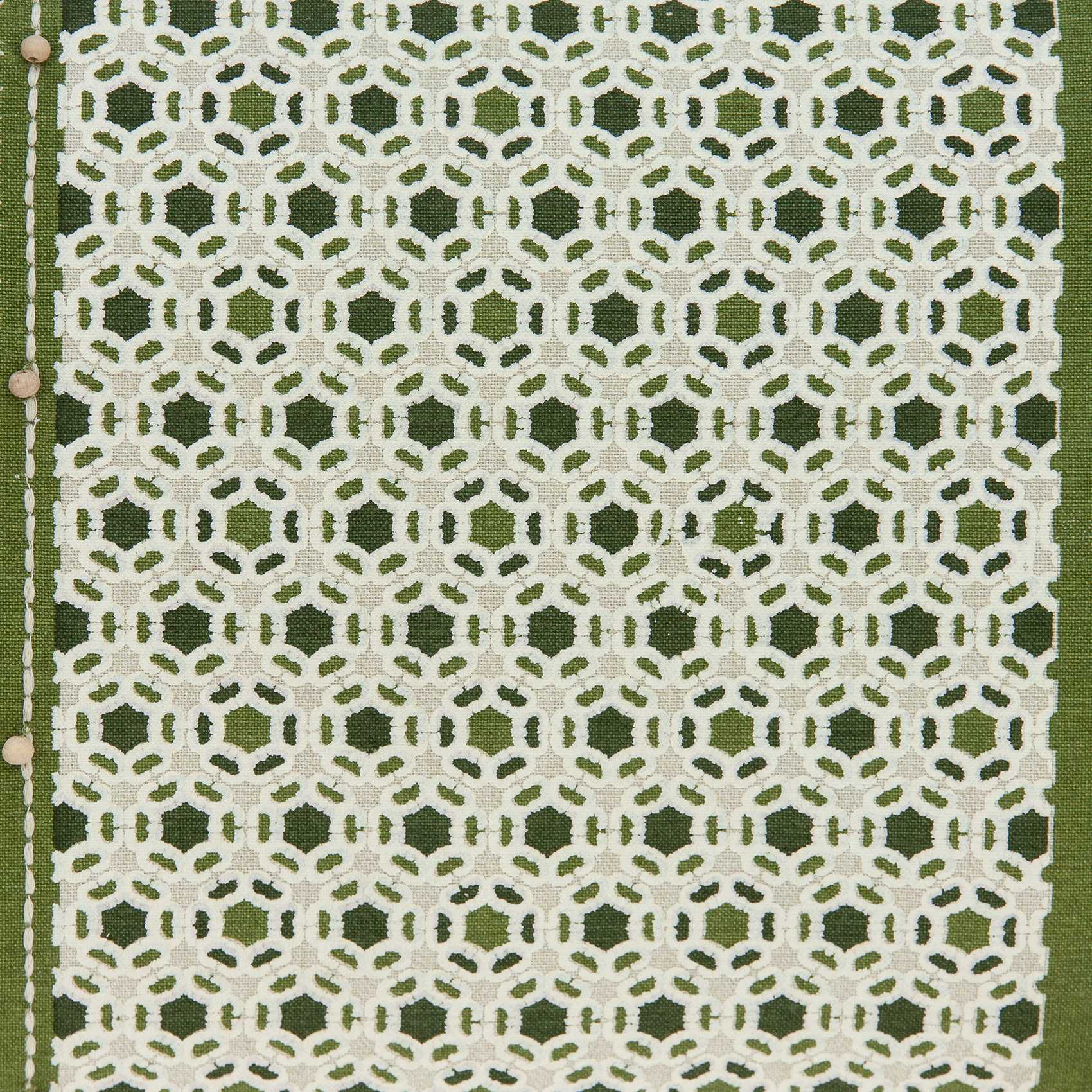 20" x 6" x 14" Tropical Green Pillow Cover With Down Insert