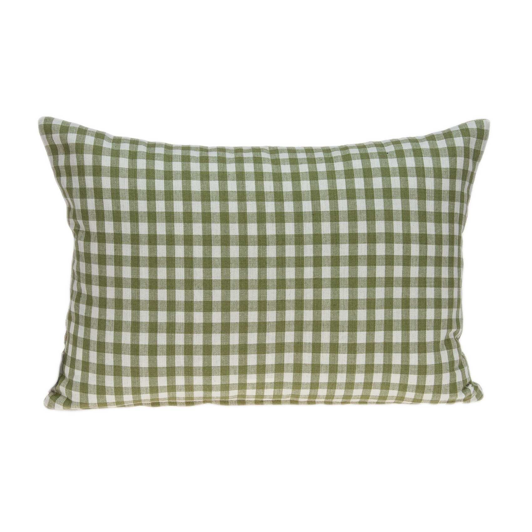 20" x 6" x 14" Tropical Green Accent Pillow Cover With Down Insert