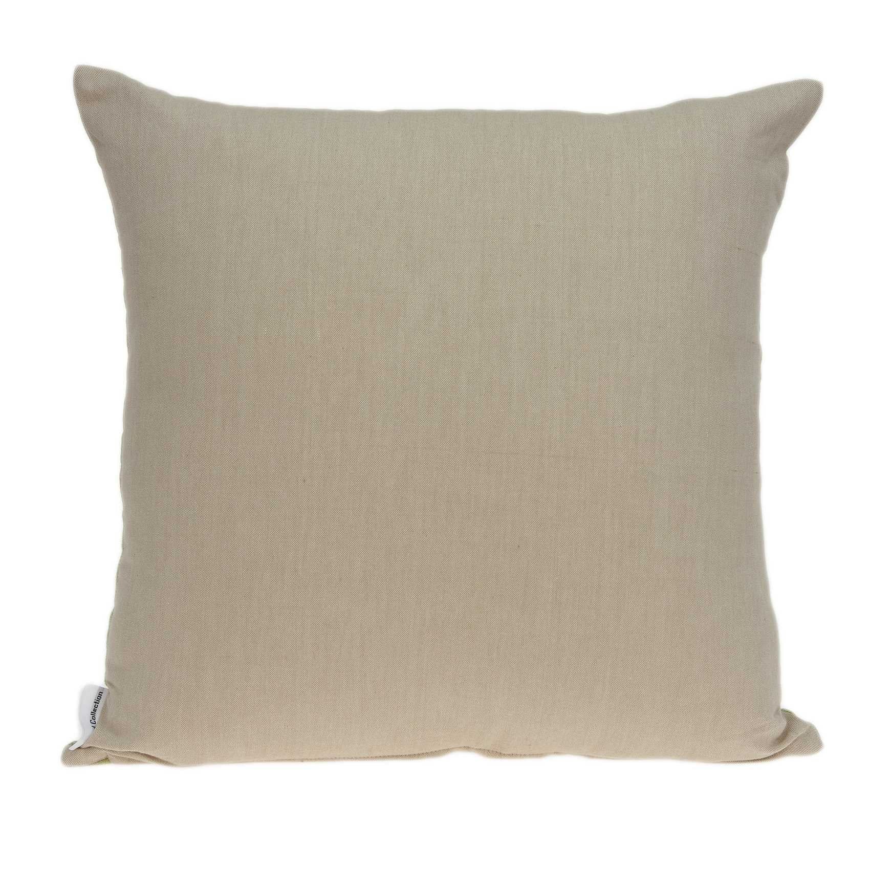 20" x 7" x 20" Cool Tropical Green Pillow Cover With Down Insert