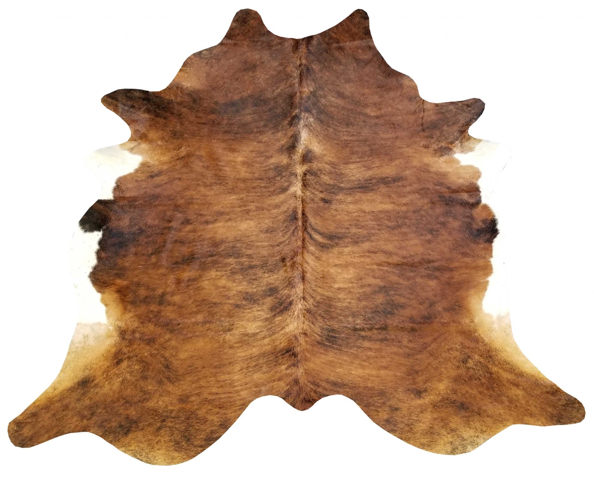 5.5 Ft  Classic Brindled Cowhide Rug