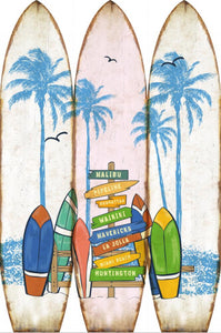 47"x1"x71" Multicolor Surfboard Screen