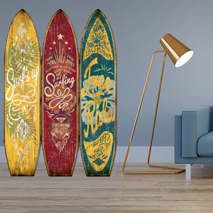 47" x 1" x 71" Multicolor Wood Endless Summer  Screen