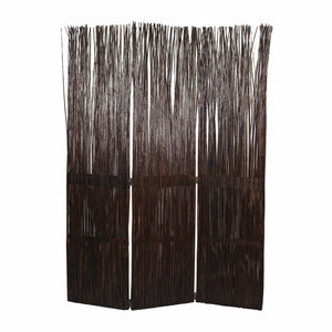 47" x 1.5" x 67" Brown Willow Branch  Screen
