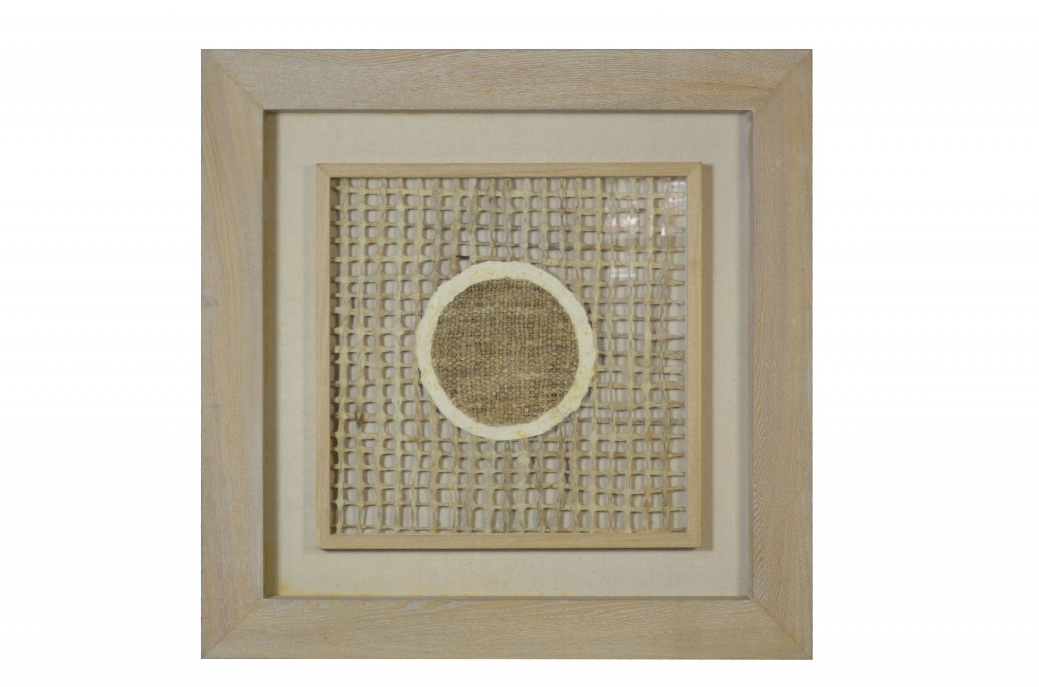 11" x 2" x 39" Natural Brown, Wood And Glass - Shadow Box